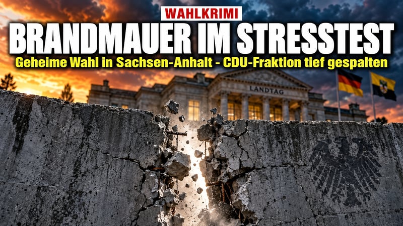 „Alles ist möglich“: Wackelt die CDU-Mauer gegen Siegmund?