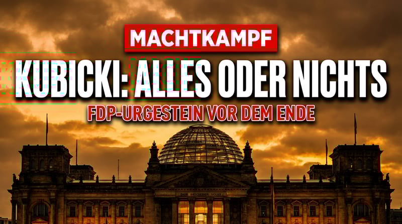 Alles oder nichts: Kubicki setzt seine politische Karriere aufs Spiel
