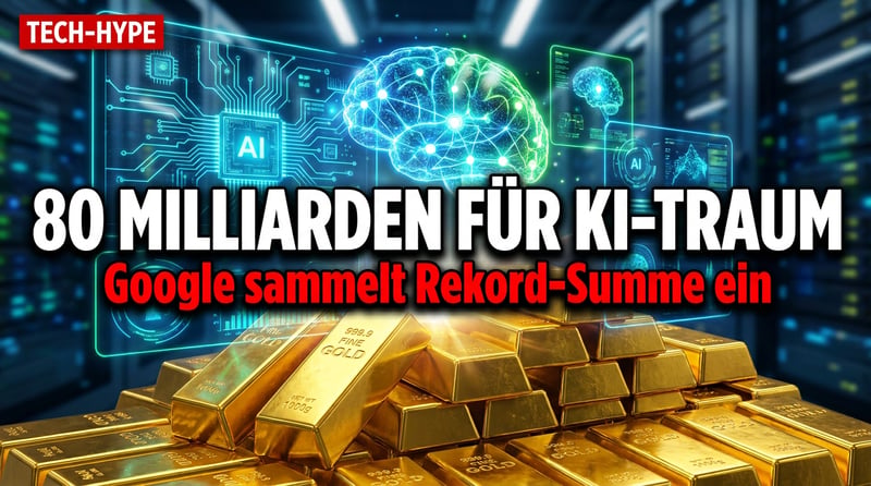 Alphabet sammelt 80 Milliarden Dollar ein – die KI-Goldgräberstimmung treibt seltsame Blüten
