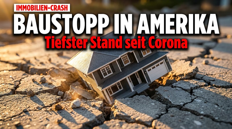 Amerikas Immobilienmarkt im Sinkflug: Baubeginne stürzen auf das tiefste Niveau seit der Corona-Pandemie