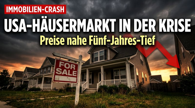 Amerikas Immobilienmarkt taumelt: Neubau-Verkäufe erholen sich kaum – Preise nahe Fünf-Jahres-Tief