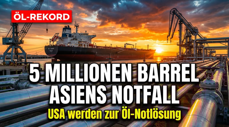 Amerikas Öl-Bonanza: Asiens Verzweiflung treibt US-Exporte auf historischen Höchststand