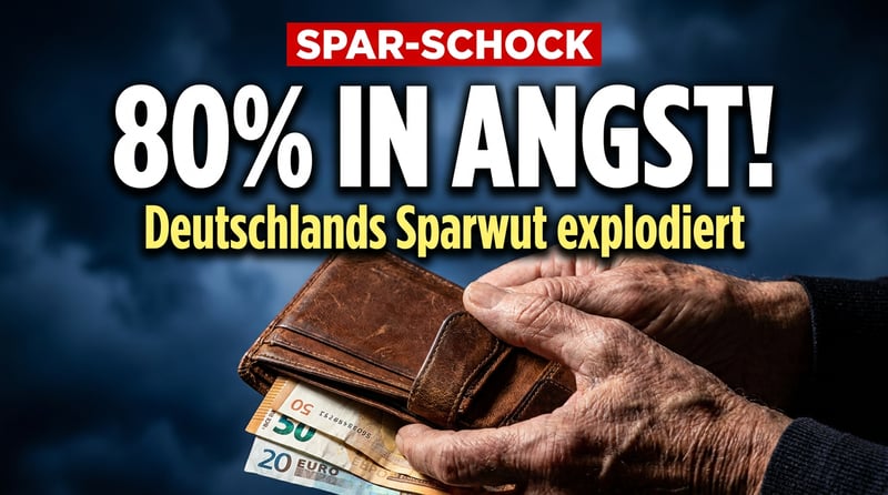 Angst frisst Portemonnaie: Warum vier von fünf Deutschen um ihr Erspartes zittern