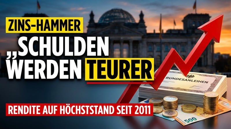 Anleihe-Alarm: Deutsche Staatsschulden werden zum teuersten Vergnügen seit 15 Jahren