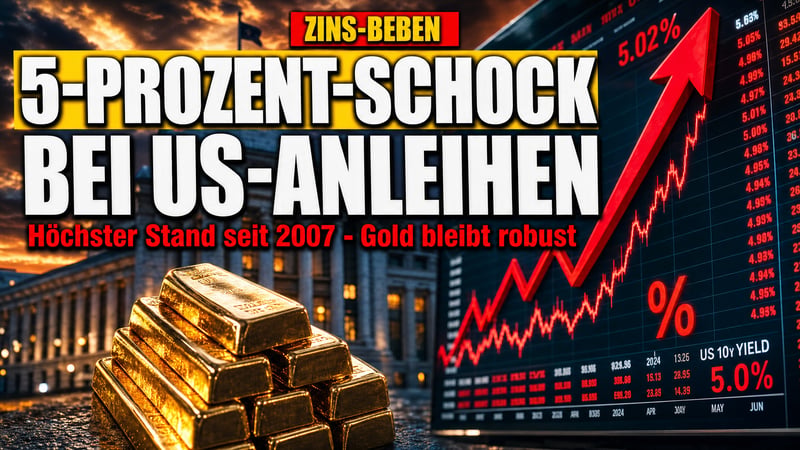 Anleihe-Beben in den USA: 5-Prozent-Schock wie zuletzt 2007!