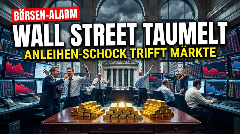 Anleihen-Schock und Kriegsgefahr: Wall Street taumelt, während Gold zur Atempause ansetzt