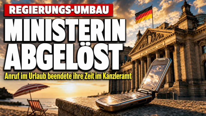 Anruf im Urlaub: Merz-Ministerin bricht endlich ihr Schweigen