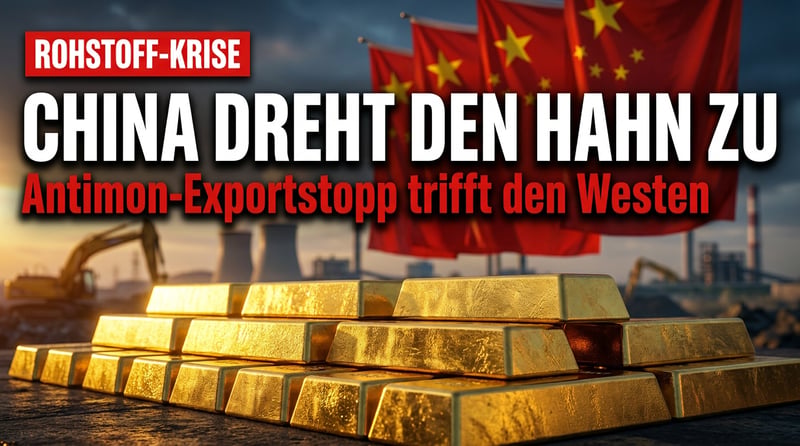 Antimon, Gallium, Germanium: Wie China den Westen am Nasenring durch die Manege führt