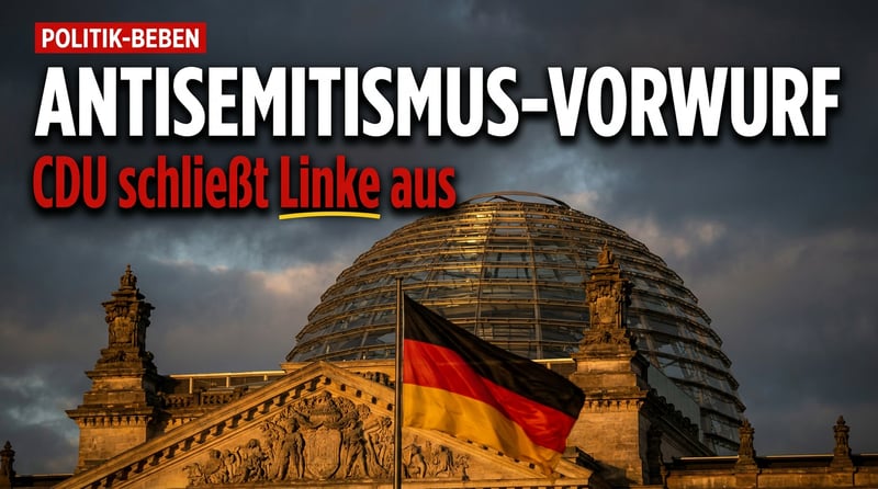 Antisemitismus von links: CDU-Politiker zieht klare Grenze gegen die Linke