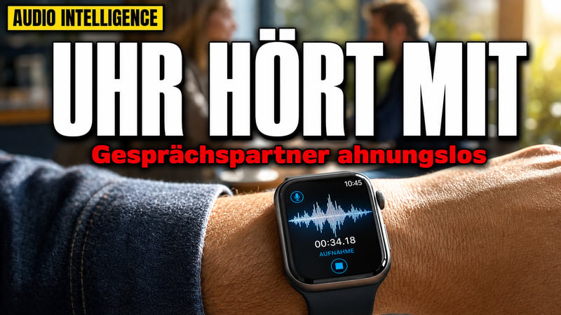Apple Watch hört mit: Wer schützt eigentlich den Gesprächspartner?