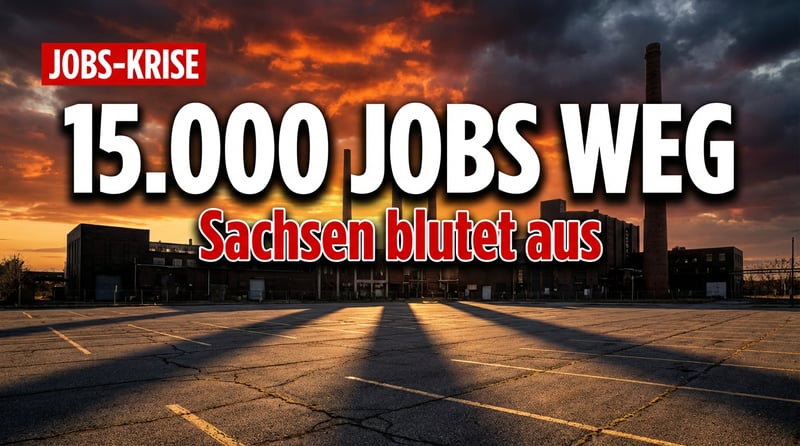 Arbeitsmarkt-Desaster im Osten: Sachsen verliert tausende Jobs – und die Politik schaut zu