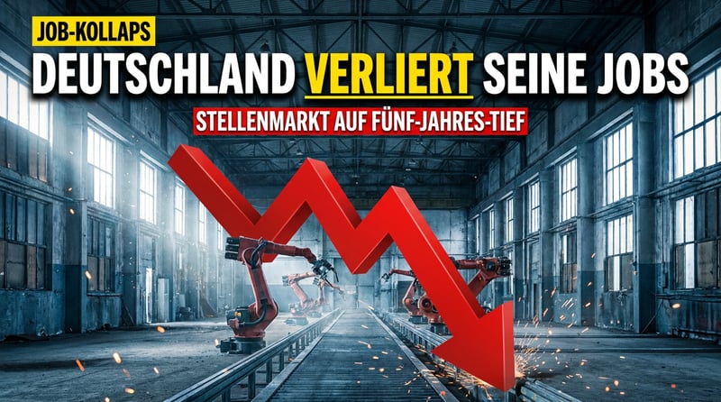 Arbeitsmarkt im Sinkflug: Deutschland verliert seine Jobs â und die Politik schaut zu