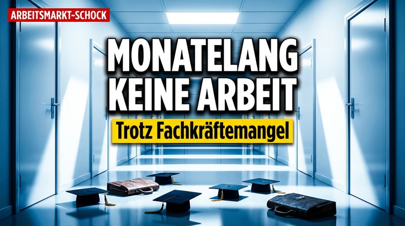 Arbeitsmarkt-Paradoxon: Trotz Fachkräftemangel warten Berufseinsteiger monatelang auf ersten Job