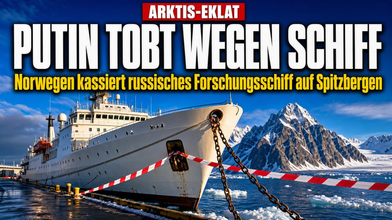 Arktis-Eklat: Norwegen kassiert russisches Schiff – Putin tobt
