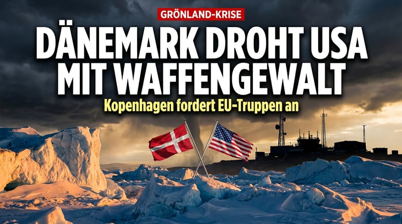 Arktischer Machtkampf: Dänemark droht den USA mit Waffengewalt und bettelt bei der EU um Schutz