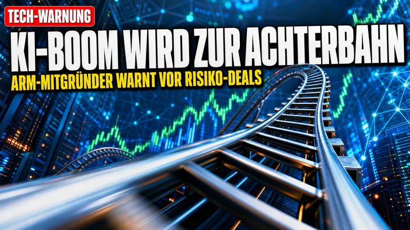 Arm-Mitgründer warnt: KI-Boom wird zur Achterbahn!