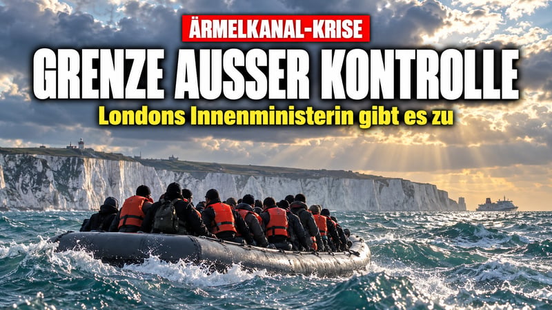 Ärmelkanal-Beichte: Londons Innenministerin gibt Kontrollverlust zu!