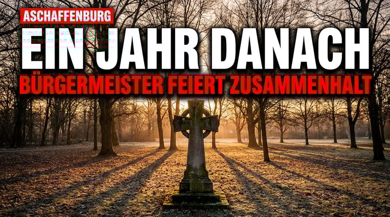 Aschaffenburg ein Jahr danach: Bürgermeister feiert „Zusammenhalt" statt Konsequenzen zu fordern