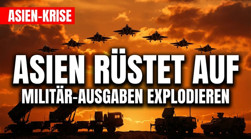 Asien rüstet auf: Militärausgaben explodieren inmitten wachsender Spannungen