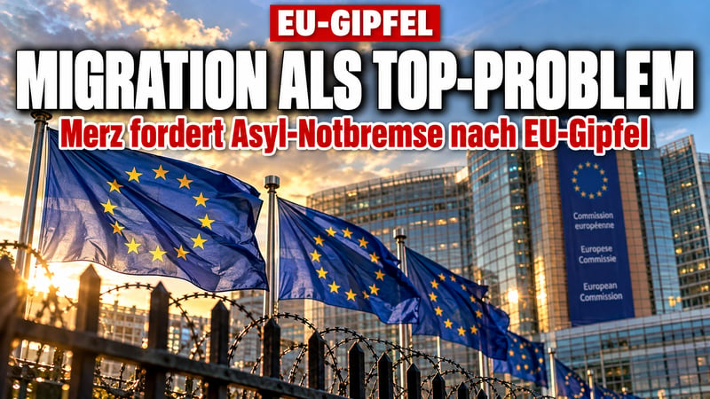 Asyl-Notbremse in Brüssel: Merz erklärt Migration zum Top-Problem!