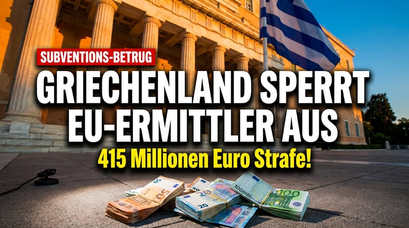Athens dreister Schachzug: Wie Griechenlands Regierung die EU-Ermittler aussperren will