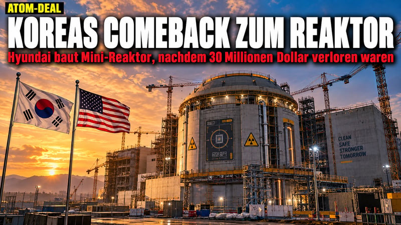 Atom-Comeback mit Korea-Power: Hyundai soll den Mini-Reaktor bauen!