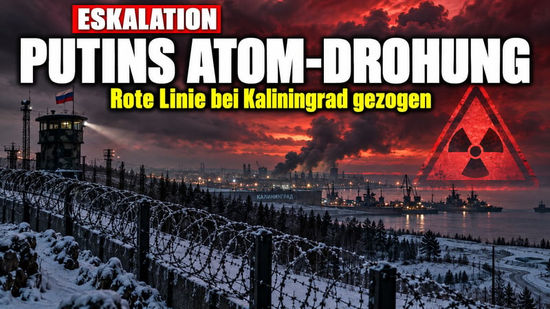 Atom-Drohung aus Moskau: Putin zieht bei Kaliningrad die rote Linie!