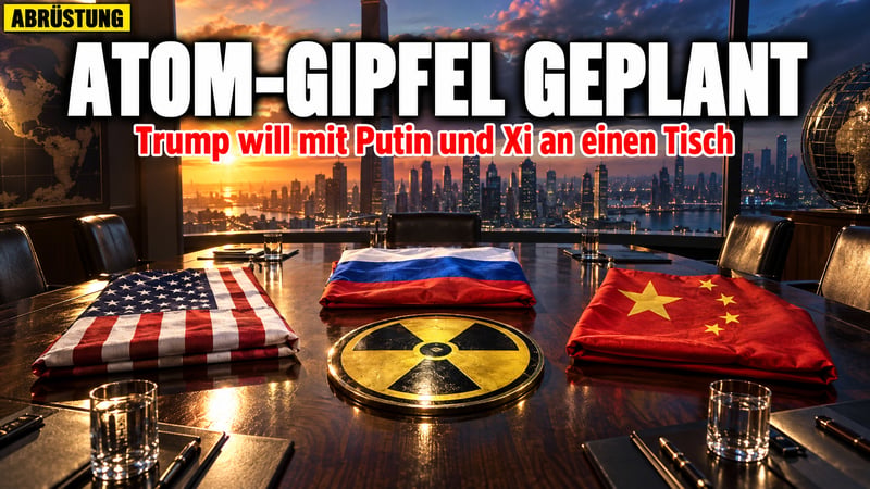 Atom-Gipfel in China? Trump will mit Putin und Xi an einen Tisch!