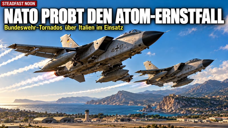 Atom-Manöver über Italien: NATO probt den Ernstfall – Bundeswehr dabei!