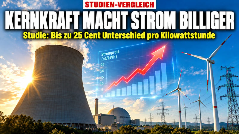 Atom-Schock für die Energiewende: Kernkraft würde Strom billiger machen!
