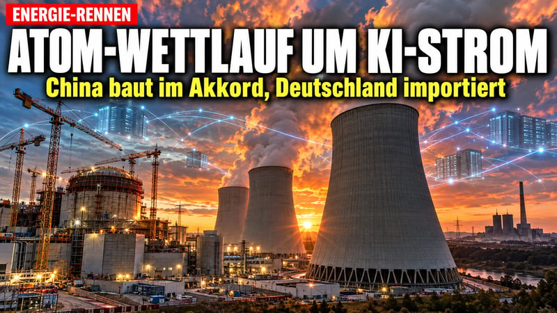 Atom-Wettlauf um KI: China baut, Amerika zögert, Berlin schaut zu