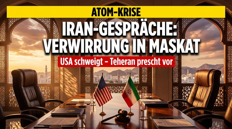 Atomgespräche im Oman: Verwirrung vor heiklen Verhandlungen zwischen USA und Iran