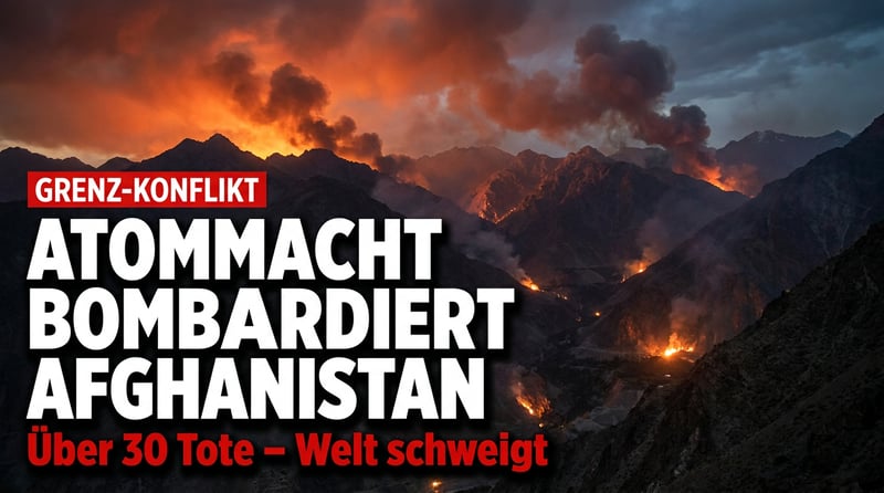 Atommacht gegen Gotteskrieger: Pakistan bombardiert Afghanistan – und die Welt schaut weg