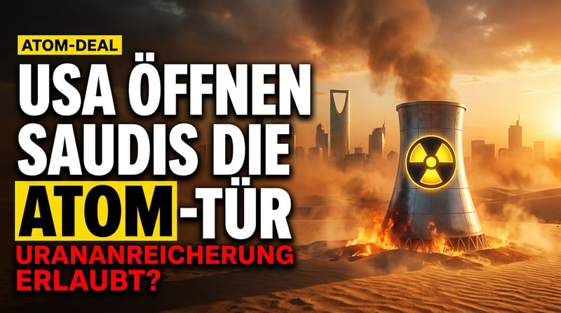 Atompoker in der Wüste: Washington öffnet Riad die Tür zur Urananreicherung