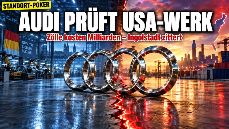 Audi-Dilemma: Milliarden für Amerika, und Ingolstadt zittert