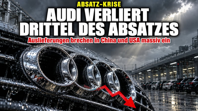 Audi im freien Fall: Ein Drittel des Absatzes ist weg!