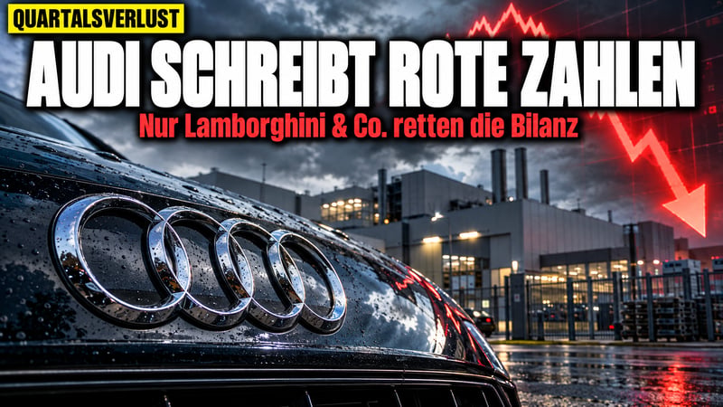 Audi rutscht ins Minus: Nur Lamborghini und Co. retten die Bilanz!