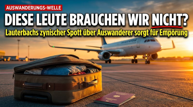 „Auf diese Leute können wir verzichten“ – Lauterbachs zynischer Abgesang auf Deutschlands Leistungsträger