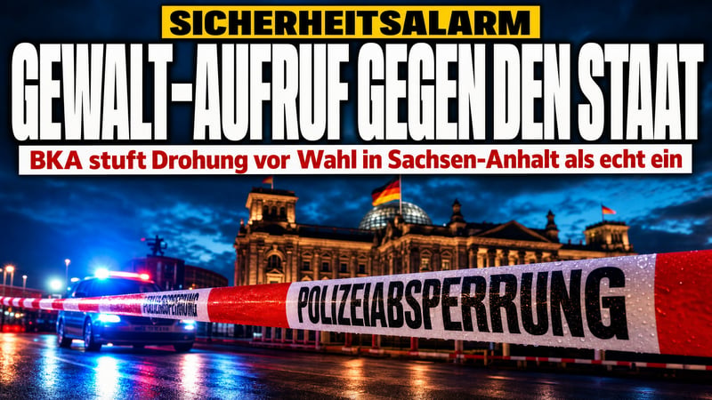 Aufruf zur Gewalt: Linksextreme drohen nach der Wahl in Magdeburg