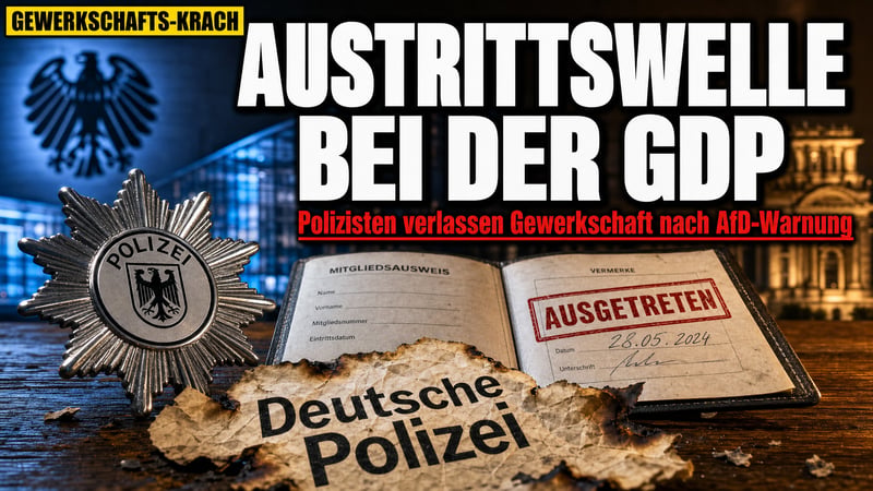 Aufruhr bei der Polizeigewerkschaft: Mitglieder kehren der GdP den Rücken