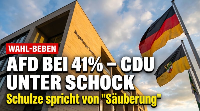 Aufruhr in Magdeburg: Schulze beschwört Schreckgespenst der „Säuberung" – während die AfD bei 41 Prozent thront
