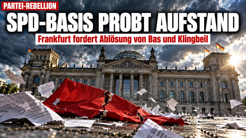 Aufstand an der SPD-Basis: Frankfurt will Bas und Klingbeil stürzen!
