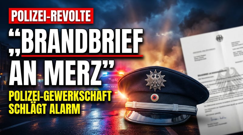Aufstand der Polizei: Brandbrief an Kanzler Merz entlarvt das Versagen der Migrationspolitik