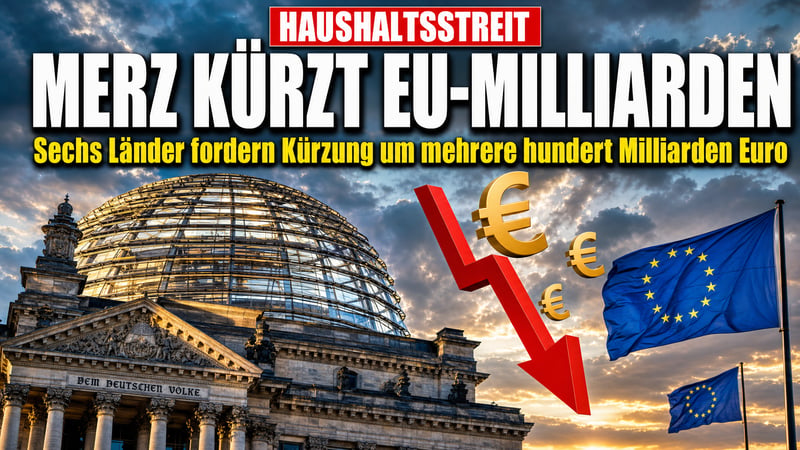 Aufstand der Zahler: Merz will EU-Haushalt um Hunderte Milliarden kürzen
