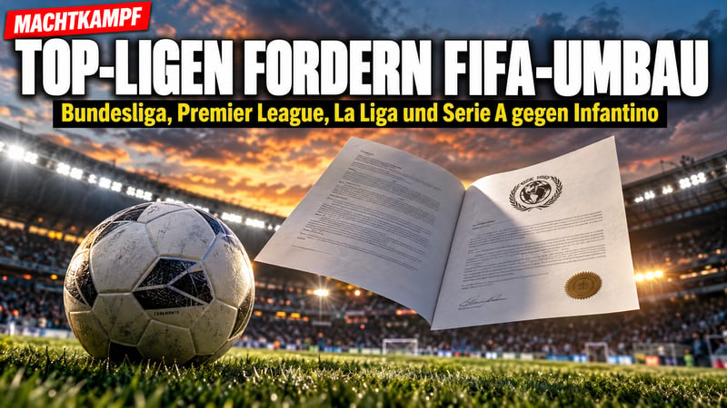 Aufstand gegen Infantino: Europas Top-Ligen fordern Fifa-Umbau!