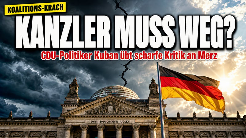 Aufstand gegen Merz: „Der Kanzler muss weg“ – wackelt die Koalition?