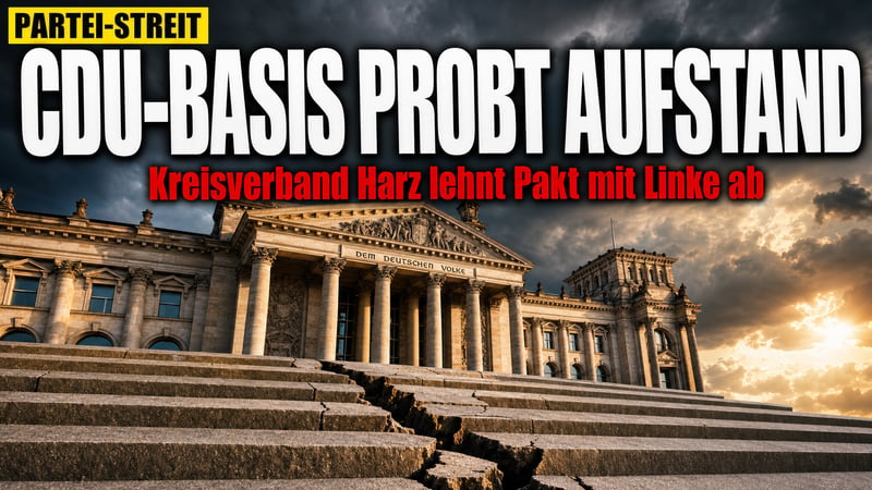 Aufstand im Harz: CDU-Basis stellt sich gegen Pakt mit der Linken