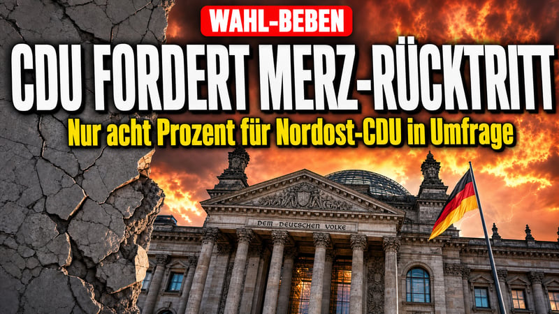 Aufstand im Nordosten: CDU-Vize fordert Merz zum Rücktritt auf
