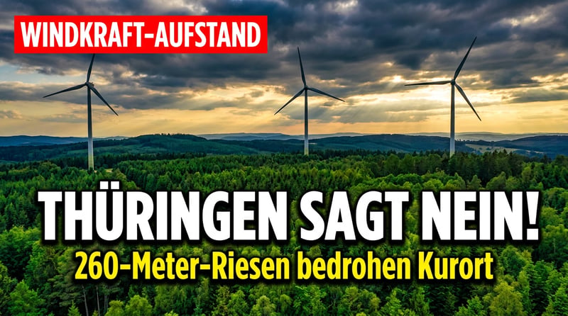 Aufstand im Thüringer Wald: Friedrichroda sagt der Windkraft-Lobby den Kampf an