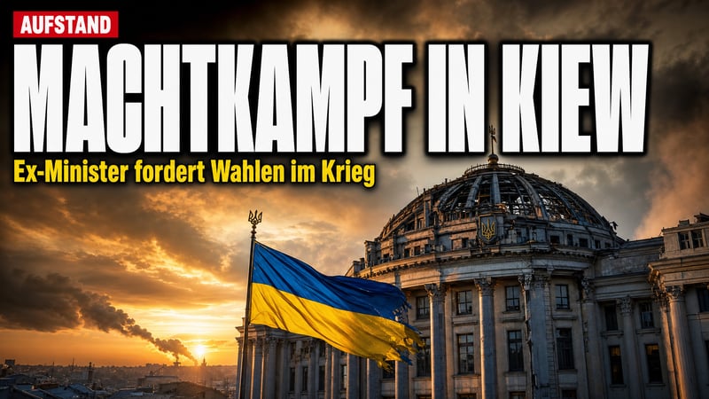 Aufstand in Kiew: Selenskyjs Ex-Minister fordert Wahlen im Krieg